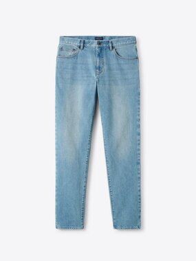 Proper Cloth- Japanese 12oz Stretch Jeans- 35/32, Light Wash Indigo